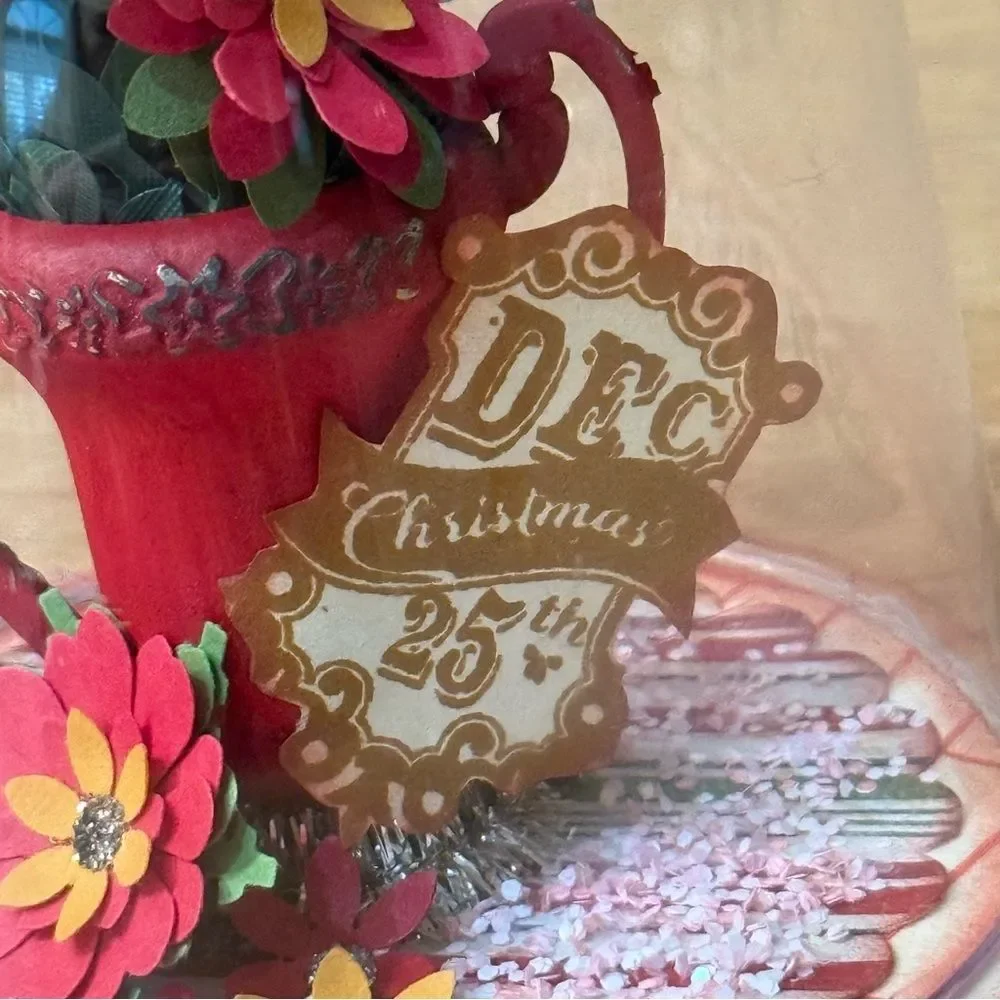 Vintage handmade floral